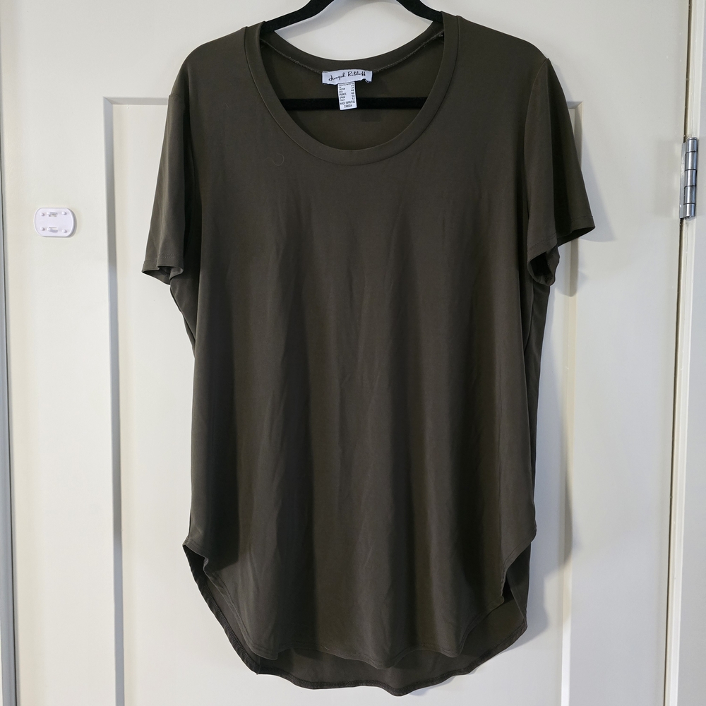 Joseph Ribkoff Khaki Short Sleeve Tee